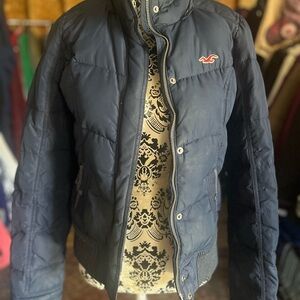 Hollister zip up coat